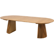 Alko uitschuifbare houten eettafel naturel - Ø 120 tot 240 cm