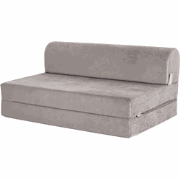 Verstelbare bank in fluweelstof L120 cm - MAGIC