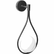 AUROUE - Wandlamp - Zwart - Aluminium