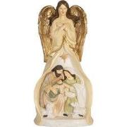 Clayre & Eef Kerstdecoratie Beeld Kerstgroep 15x12x31 cm Beige Kunstst...