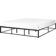 VIRY - Tweepersoonsbed - Zwart - 180 x 200 cm - Metaal