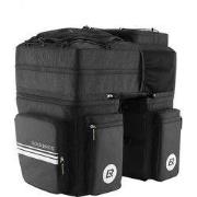 Decopatent® XL Dubbele Fietstassen - 3 in 1 - Waterdicht met  Regenhoe...