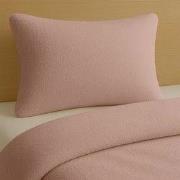 Zydante® Dekbedovertrek Teddy 240x220 cm - Oud Roze - met 2 Kussenslop...