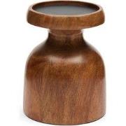 Rivièra Maison Jake: kandelaar stoompkaars hout bruin S