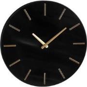 Brixen wall clock aluminium black - h4xd35,5cm