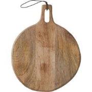 Duko chopping board round brown FSC 100% - l35xw28xh1cm