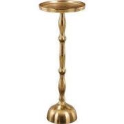 Duco Side Table - H66 x Ø25 cm - Recycled Aluminium - FSC 100% - Gold