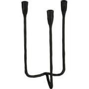 Mica Decorations Christy Kandelaar - L17 x B18 x H34 cm - Aluminium - ...