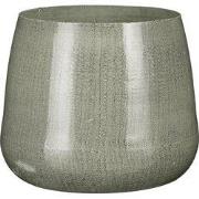 Benson pot round l. grey - h16xd19cm