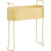 Moritz Flower Pot on Stand - L55 x W24 x H65 cm - Iron - Beige