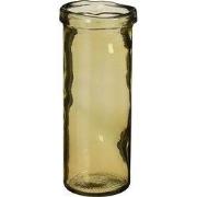 Mica Decorations Pepe Vaas - H28 x Ø12 cm - Gerecycled Glas - Bruin