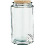 Lemonade tap recycled glass - h30xd18cm