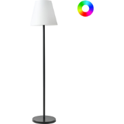 FONESCA - LED staande lamp voor buiten - Zwart - Polypropyleen