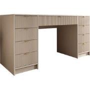Meubella - Bureau Tavares 2 - Beige - 154 cm