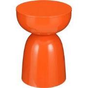 Elliot Side Table - H45 x Ø32 cm - Iron - Orange