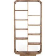 Light&living Kast open 100x35x200 cm DANE hout mat grijs-bruin