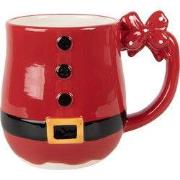 Clayre & Eef Mok Kerstman 400 ml Rood Keramiek