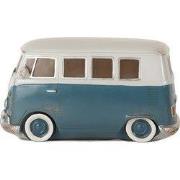Clayre & Eef Nachtlampje Kind Bus LED 28x13x13 cm Blauw Kunststof