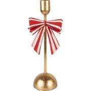 Clayre & Eef Kandelaar 11x9x28 cm Goudkleurig Metaal