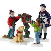 Kerstdorpminiatuur Mailbox Decorating 12x4x20 cm 4st