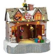 Het pieten huis battery operated l20,5xb12,5xh22,5 cm