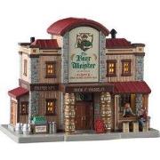 Kerstdorpminiatuur The Beer Meister Home Brewing Supplies 19x26x23 cm