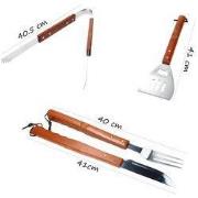 BBQ set 19-delig - BBQ accessoires – BBQ gereedschap incl. koffer – RV...
