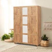 Kledingkast Hedera Atlantisch Dennenhout Melamine 120x189x48 cm