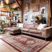 Vintage Vloerkleed Aila Rood/Oranje Rood; Oranje - Polypropyleen - 240...