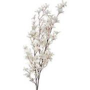 Clayre & Eef Kunstbloem 110 cm Wit Kunststof