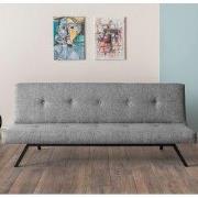 3-Zits Slaapbank Zoly Lichtgrijs Stof - 180 cm - Zonder armleuningen -...