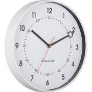 Karlsson - Wandklok Fresco - Wit- Ø31,5cm
