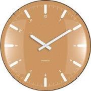 Karlsson - Wandklok Realista Dome - Okergeel- Ø35cm