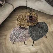 Marlo Salontafel set 3 Vierkant koper patina