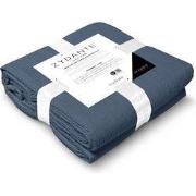 Zydante® Dekbedovertrekset Mousseline Micro 200x220 - Petrol - met 2 K...