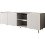 Meubella - TV-Meubel Malvare - Wit - 167 cm