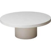 Salontafel Beige Eco Composiet - 90x90x30cm - Eden