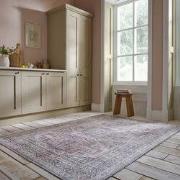 Laagpolig Vloerkleed Otis Global - Roze - 190x290 cm