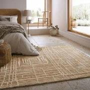 Laagpolig Vloerkleeed - Elliot Circular Knit - Beige - 200x300 cm