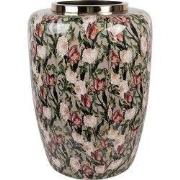 Clayre & Eef Vaas Ø 33x44 cm Grijs Metaal