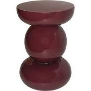 Brix - Bijzettafel Dex Maroon - 33x33x50cm