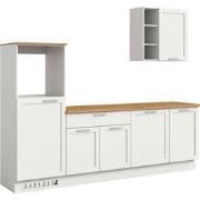 Keukenblok Wit Met Artisan Eik Accenten