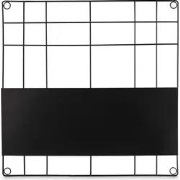 vtwonen Memobord - Magnetisch - Zwart - 60x60cm