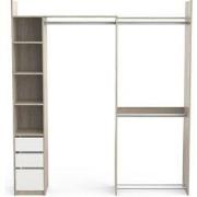 Uitbreidbare kledingkast Swing - L199,7 cm