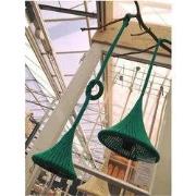 Gebreide hanglamp - Donkerblauw - Large - Ø 25 cm