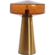 Light & Living - Tafellamp PLEAT - Ø30x45cm - Bruin