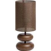 Tafellamp Danialo - Bruin - Ø22cm