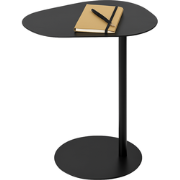 MISOU Bijzettafel - Banktafel - Organisch - Zwart - op Voet - Koffieta...