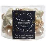 2 stuks - 12 Glazen sterren 40 mm parel