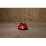 KAMPVUUR 14X14X10CM MET TIMER 3XAA / GESCHIKT VOOR BUITEN